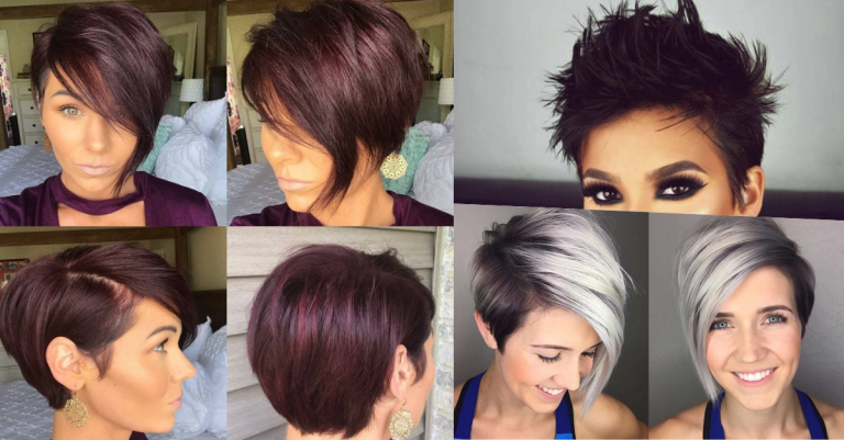 12 Traumhafte Kurzhaarfrisuren mit poppigen Farbkombinationen
