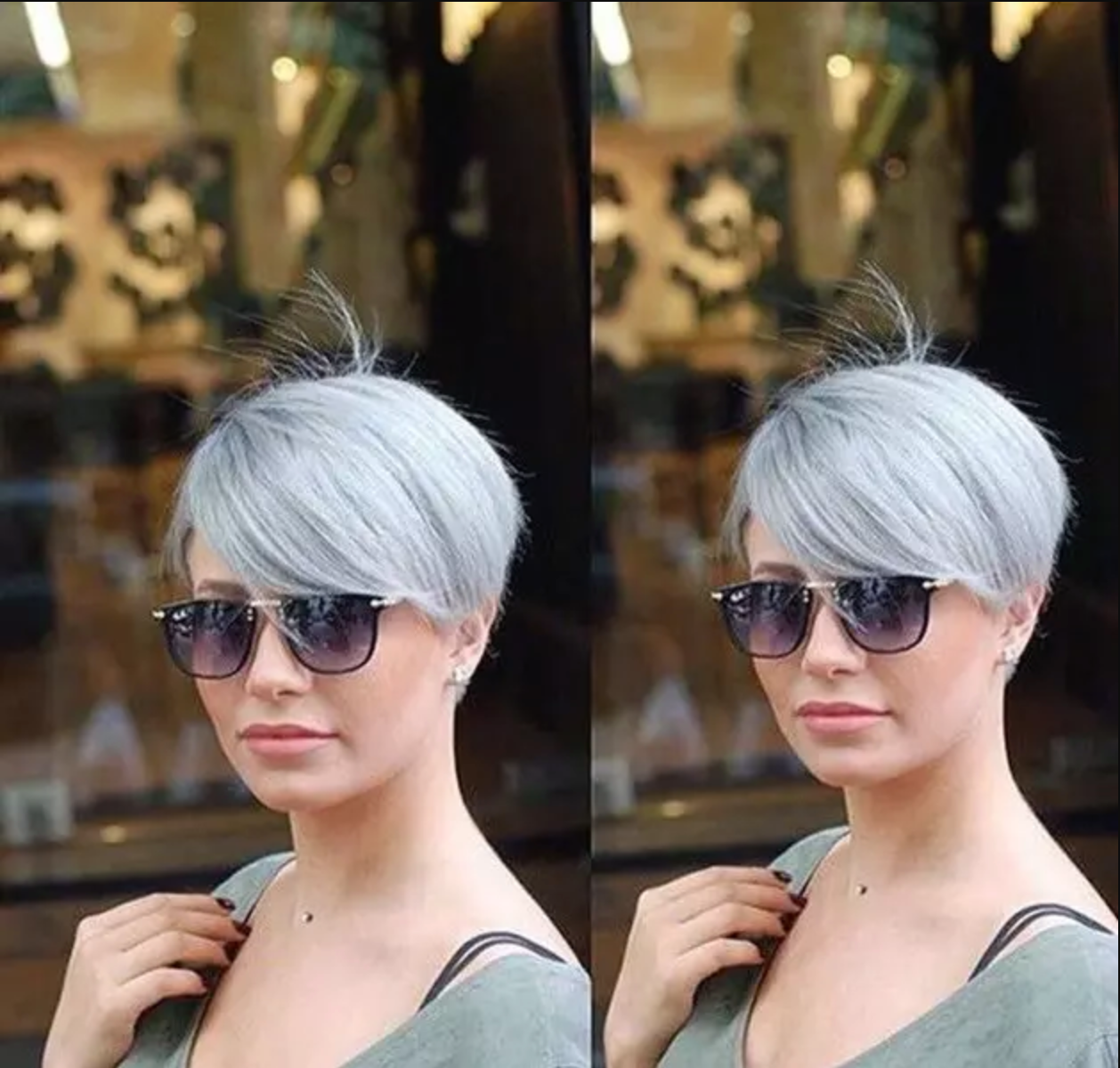 10 Super-Trend kurze Frisuren für graues Haar