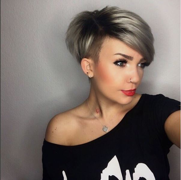 Es gibt neue trend bei grau kurzhaarfrisur...