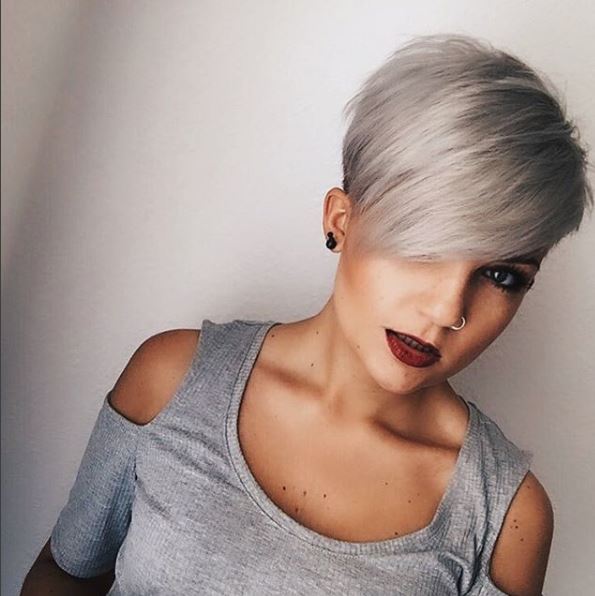 Es gibt neue trend bei grau kurzhaarfrisur...