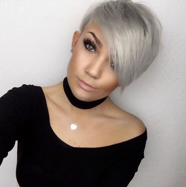 Es gibt neue trend bei grau kurzhaarfrisur...