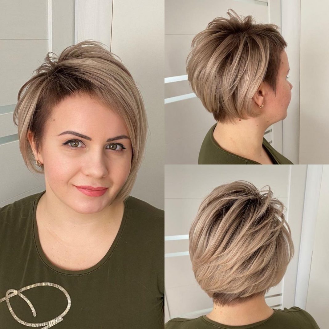 Super süße Looks mit kurzen Frisuren für runde Gesichter