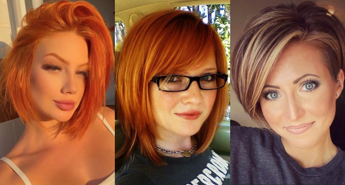 Richtige Haarfarben für die kommende Saison. Gehen Sie für kupferfarbene Highlights!