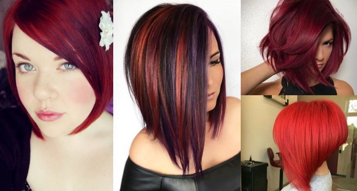 Mutige und schöne kurze rote Haarschnitte