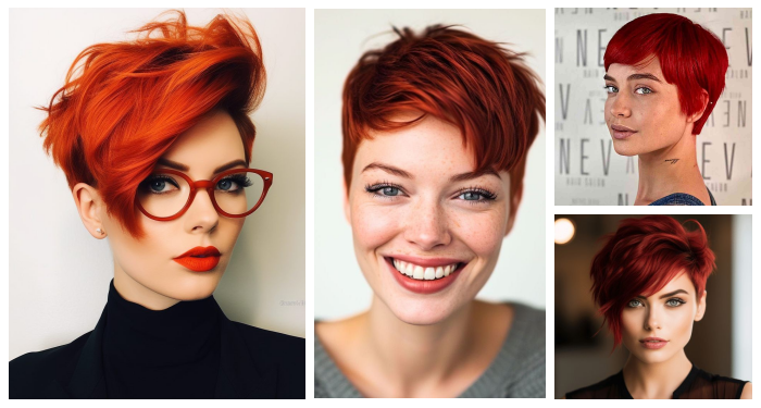 Die kühnsten und auffälligsten Rottöne: Die rebellischsten Frisuren der letzten Jahre