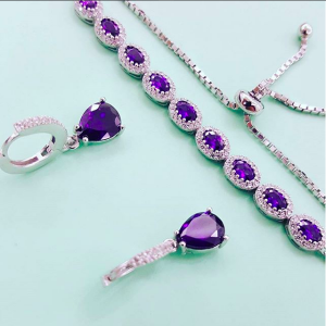 gümüş küpe bileklik set