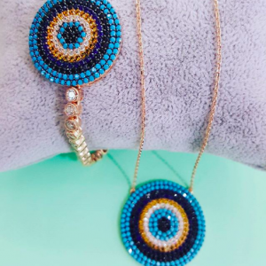 Nazar Boncuklu Bileklik ve Kolye