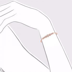 Beyaz Taşlı Petek Bilezik