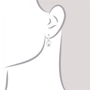 Damla Model Taşlı Küpe