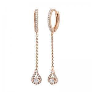 Damla Sallantılı Halka Küpe