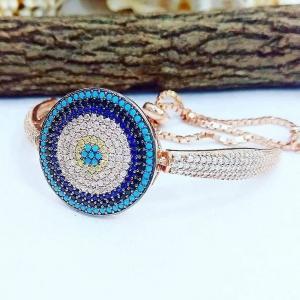 Nazar Göz Gümüş Bileklik