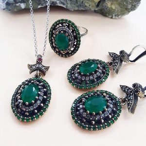 Yeşil Renk Otantik Set